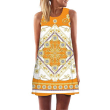 Load image into Gallery viewer, Women&#39;s Screen Print Dresses - Street Style Fashions