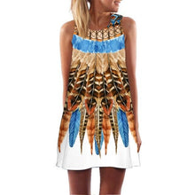 Load image into Gallery viewer, Women&#39;s Screen Print Dresses - Street Style Fashions