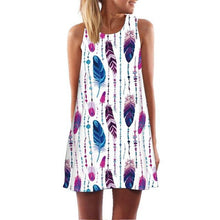 Load image into Gallery viewer, Women&#39;s Screen Print Dresses - Street Style Fashions