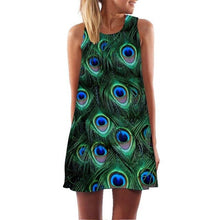 Load image into Gallery viewer, Women&#39;s Screen Print Dresses - Street Style Fashions