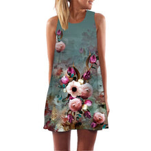 Load image into Gallery viewer, Women&#39;s Screen Print Dresses - Street Style Fashions