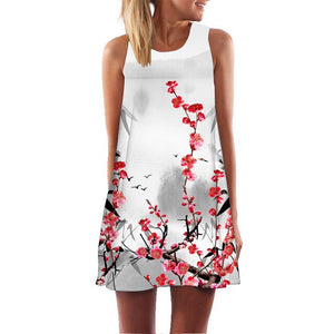 Women's Screen Print Dresses - Street Style Fashions