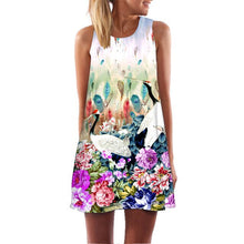 Load image into Gallery viewer, Women&#39;s Screen Print Dresses - Street Style Fashions