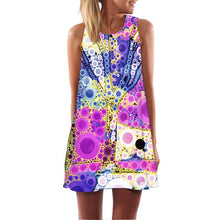 Load image into Gallery viewer, Women&#39;s Screen Print Dresses - Street Style Fashions