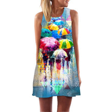 Load image into Gallery viewer, Women&#39;s Screen Print Dresses - Street Style Fashions