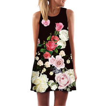 Load image into Gallery viewer, Women&#39;s Screen Print Dresses - Street Style Fashions