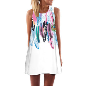 Women's Screen Print Dresses - Street Style Fashions