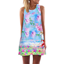 Load image into Gallery viewer, Women&#39;s Screen Print Dresses - Street Style Fashions