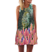 Load image into Gallery viewer, Women&#39;s Screen Print Dresses - Street Style Fashions