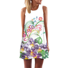 Load image into Gallery viewer, Women&#39;s Screen Print Dresses - Street Style Fashions