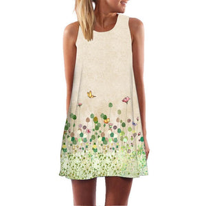 Women's Screen Print Dresses - Street Style Fashions