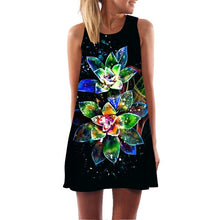 Load image into Gallery viewer, Women&#39;s Screen Print Dresses - Street Style Fashions