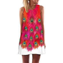 Load image into Gallery viewer, Women&#39;s Screen Print Dresses - Street Style Fashions