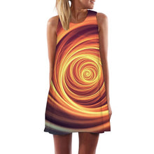 Load image into Gallery viewer, Women&#39;s Screen Print Dresses - Street Style Fashions