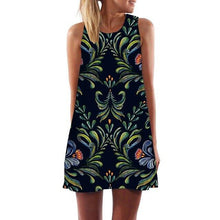 Load image into Gallery viewer, Women&#39;s Screen Print Dresses - Street Style Fashions