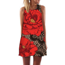 Load image into Gallery viewer, Women&#39;s Screen Print Dresses - Street Style Fashions