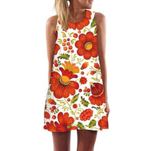 Load image into Gallery viewer, Women&#39;s Screen Print Dresses - Street Style Fashions