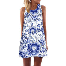 Load image into Gallery viewer, Women&#39;s Screen Print Dresses - Street Style Fashions