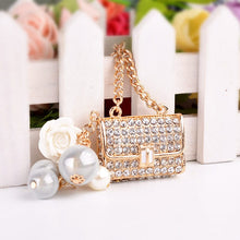 Load image into Gallery viewer, Rhinestone Handbag Keychain Holders - Purse Accessories