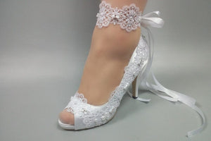 Women’s Beautiful Lace Design Shoes – Fashion Footwear