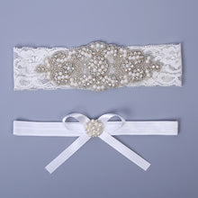 Load image into Gallery viewer, Bridal Accessories – Traditional Wedding Garter Belts