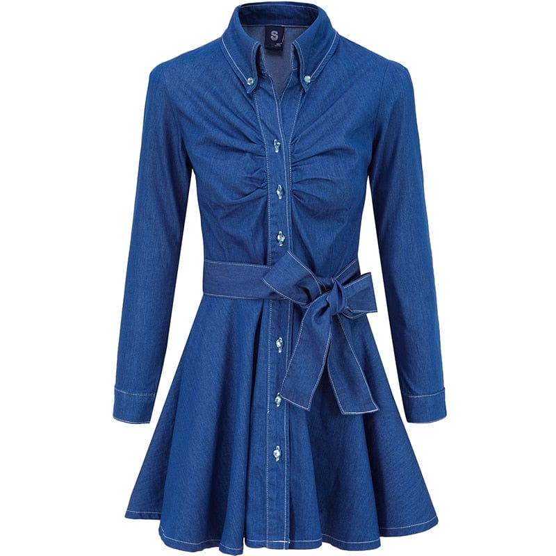 Women’s Chic Style Denim Dresses – Streetwear Fashions