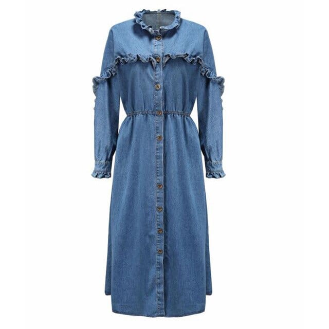 Women’s Chic Style Denim Dresses – Streetwear Fashions