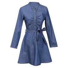 Load image into Gallery viewer, Women’s Chic Style Denim Dresses – Streetwear Fashions