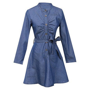 Women’s Chic Style Denim Dresses – Streetwear Fashions