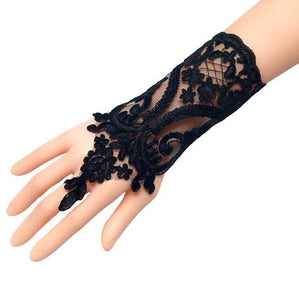 Bridal Lace Trim Gloves – Fine Quality Wedding Accessories