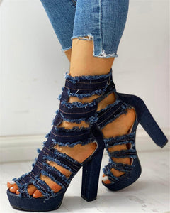 Women's Denim Shoe Collection - Ailime Designs