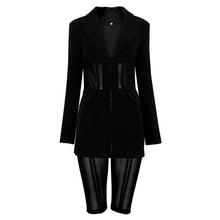 Load image into Gallery viewer, Women&#39;s Mesh 2pc Blazer Pant Set