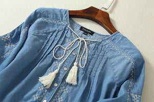 Women’s Chic Style Denim Dresses – Streetwear Fashions