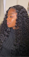 Load image into Gallery viewer, Curley Black Lace Front Human Hair Wigs -  Ailime Designs