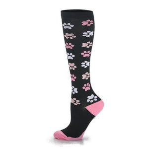 Women's Long Knitted Knee Length Socks - Ailime Designs