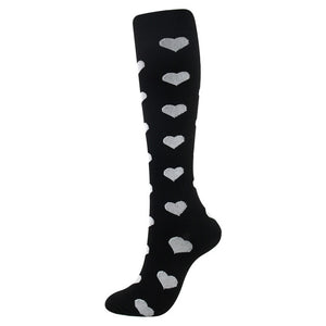 Women's Long Knitted Knee Length Socks - Ailime Designs