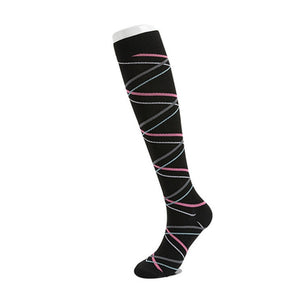 Women's Long Knitted Knee Length Socks - Ailime Designs