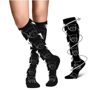 Women’s Print Design Socks – Fine Leg Accessories