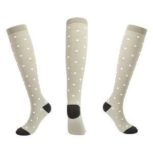 Women's Long Knitted Knee Length Socks - Ailime Designs