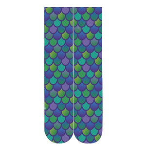 Women's Long Knitted Leopard Socks - Ailime Designs