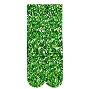 Women's Long Knitted Leopard Socks - Ailime Designs