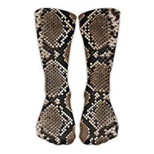 Women's Long Knitted Leopard Socks - Ailime Designs