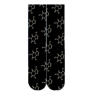 Women's Long Knitted Leopard Socks - Ailime Designs