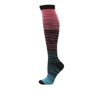 Women's Long Knitted Knee High Compression Socks - Ailime Designs