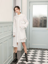 Load image into Gallery viewer, Women&#39;s Asymmetrical Design Layered Shirt Dress