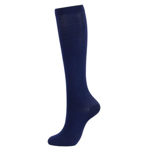 Women's Long Knitted Knee High Compression Socks - Ailime Designs