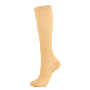 Women's Long Knitted Knee High Compression Socks - Ailime Designs