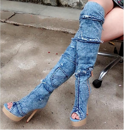 Women's Denim Shoe Collection - Ailime Designs