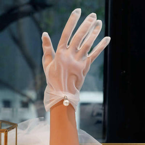 Bridal Lace Trim Gloves – Fine Quality Wedding Accessories