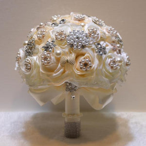 Unique Design Elegant Silk Satin Bouquet Flowers